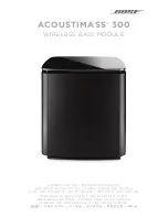 Bose ACOUSTIMASS 300 Owner'S Manual preview