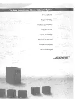 Preview for 1 page of Bose Acoustimass 6 Series II Owner'S Manual