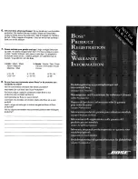 Preview for 22 page of Bose Acoustimass 6 Series II Owner'S Manual