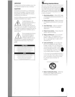 Preview for 2 page of Bose Acoustimass Powered Owner'S Manual