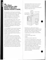 Предварительный просмотр 4 страницы Bose Acoustimass SE-5 Series II Owner'S Manual