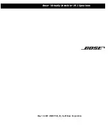 Bose AM267565 User Manual предпросмотр