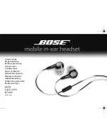 Предварительный просмотр 1 страницы Bose AM316835 Owner'S Manual