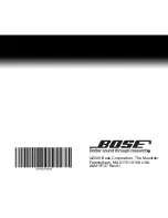 Предварительный просмотр 132 страницы Bose AM319137 Owner'S Manual