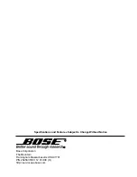 Preview for 73 page of Bose AV28 Manual