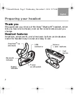 Preview for 6 page of Bose BLUETOOTH HEADSET Owner'S Manual