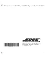 Preview for 200 page of Bose BLUETOOTH HEADSET Owner'S Manual