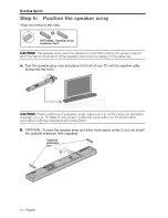 Preview for 14 page of Bose CINEMATE 1 SR Setup Manual