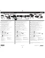 Bose CineMate 130 Quick Start Manual предпросмотр