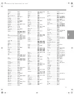 Preview for 9 page of Bose Cinemate Code List