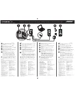 Предварительный просмотр 2 страницы Bose COMPANION 2 Quick Start Manual