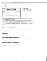 Preview for 2 page of Bose Companion Satellite Owner'S Manual