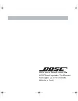 Preview for 20 page of Bose ControlSpace CC-16 Safety Instructions & Install Manual