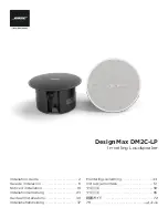 Preview for 1 page of Bose DesignMax DM2C-LP Installation Manual