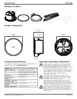 Preview for 3 page of Bose DesignMax DM2C-LP Installation Manual