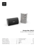 Bose DesignMax DM2S Installation Manual preview