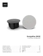 Bose DesignMax DM3C Installation Manual preview