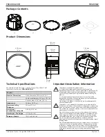 Preview for 3 page of Bose DesignMax DM8C-SUB Installation Manual