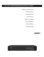 Bose Entero 4100 Installation & Operation Manual preview