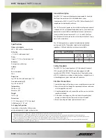 Предварительный просмотр 1 страницы Bose FreeSpace 102 F Specifications