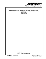 Preview for 49 page of Bose FREESPACE BMA-125 Service Manual