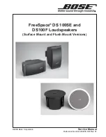 Preview for 1 page of Bose FreeSpace DS 100SE Service Manual