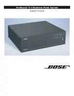 Bose FreeSpace E-4 Owner'S Manual preview