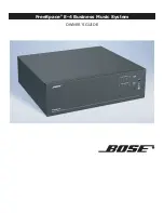 Preview for 1 page of Bose FreeSpace E-4 Owner'S Manual