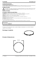 Предварительный просмотр 2 страницы Bose FreeSpace FS4CE Installation Manual