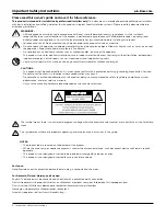 Предварительный просмотр 2 страницы Bose FreeSpace IZA 2120-HZ Installation And Operation Manual