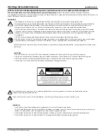 Предварительный просмотр 8 страницы Bose FreeSpace IZA 2120-HZ Installation And Operation Manual