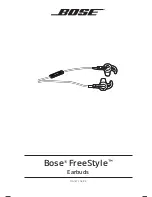 Предварительный просмотр 1 страницы Bose Freestyle Speaker System Owner'S Manual