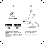 Предварительный просмотр 2 страницы Bose hearphones Start Here Manual