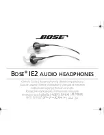 Bose IE2 (Dutch) Gebruiksaanwijzing preview