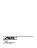 Предварительный просмотр 52 страницы Bose L1 Compact Service Manual