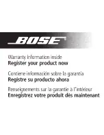 Предварительный просмотр 62 страницы Bose Lifestyle 135 Series III Setup Manual