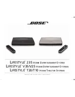 Предварительный просмотр 1 страницы Bose Lifestyle 235 Operating Manual