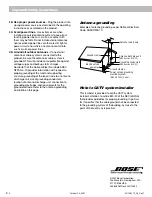 Preview for 4 page of Bose Lifestyle 25 Series II Owner'S Manual