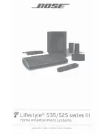 Preview for 1 page of Bose Lifestyle 535 Series III Setup Manual