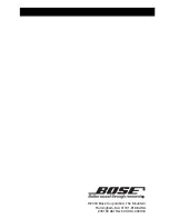 Preview for 20 page of Bose LIFESTYLE RC-18S Owner'S Manual