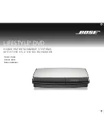 Preview for 1 page of Bose Lifestyle Series Owner'S Manual