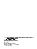 Preview for 35 page of Bose LT 6400 Manual