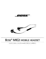 Preview for 1 page of Bose MIE2I Owner'S Manual