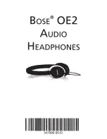 Предварительный просмотр 1 страницы Bose OE2 Quick Start Manual