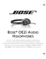 Предварительный просмотр 1 страницы Bose OE2i (Spanish) Owner'S Manual