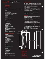 Preview for 4 page of Bose Panaray 502 Brochure & Specs