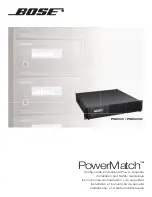 Preview for 1 page of Bose PM8500 Installation And Safety Manuallines