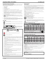 Preview for 2 page of Bose PowerSpace P21000A Installation Manual