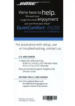 Предварительный просмотр 19 страницы Bose QuietComfort 20i Manual