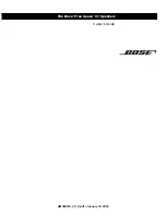 Bose (R) 51 Owner'S Manual preview